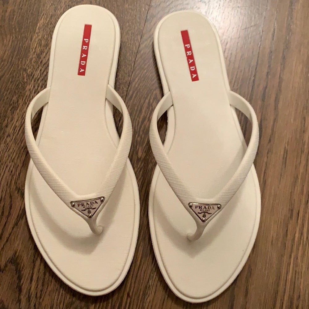 Prada flip flops